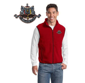 DISCOUNT-Psi Upsilon Fleece Crest - Shield Vest