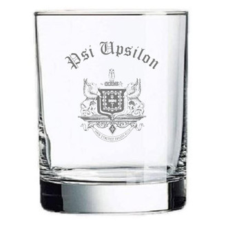 Psi Upsilon Old Style Glass