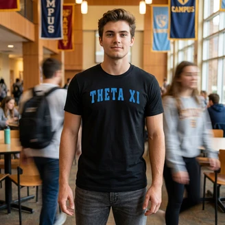 Theta Xi Letterman tee