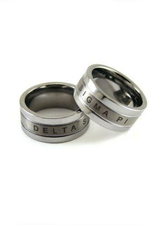 TCS Delta Sigma Pi Tungsten Ring 