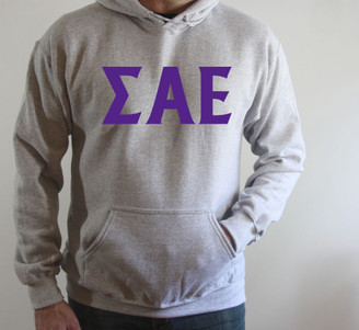 Sigma Alpha Epsilon letter Hoodie