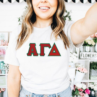 Alpha Gamma Delta Custom Twill Tee