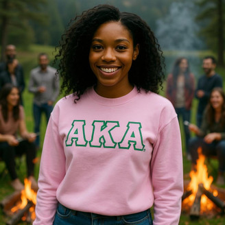 Alpha Kappa Alpha Custom Twill Sweatshirt