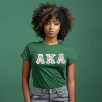  Alpha Kappa Alpha Custom Twill Tee 