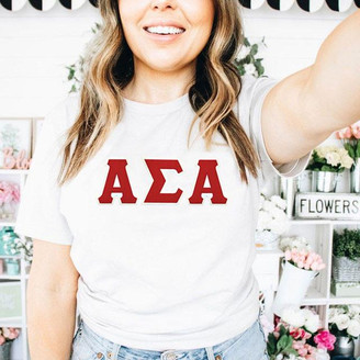  Alpha Sigma Alpha Custom Twill Tee 