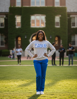 Zeta Phi Beta Custom Twill Long Tee