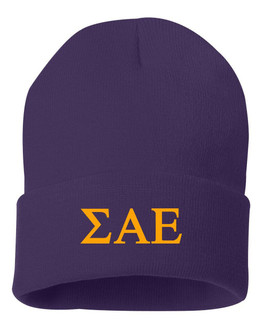  Sigma Alpha Epsilon Greek Letter Knit Cap 