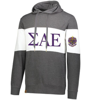  Sigma Alpha Epsilon Ivy League Hoodie W Crest On Left Sleeve 