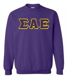  DISCOUNT Sigma Alpha Epsilon Lettered Crewneck - Best Value 