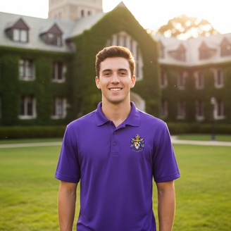 DISCOUNT-Sigma Alpha Epsilon Emblem Polo