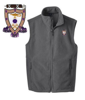  Sigma Alpha Mu Fleece Crest - Shield Vest 