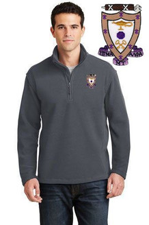 DISCOUNT-Sigma Alpha Mu Emblem 1/4 Zip Pullover