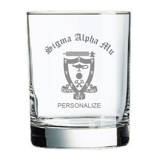 Sigma Alpha Mu Old Style Glass
