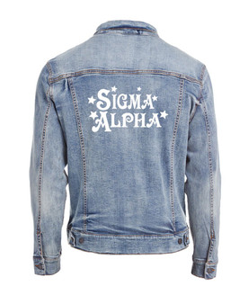 Sigma Alpha Star Struck Denim Jacket