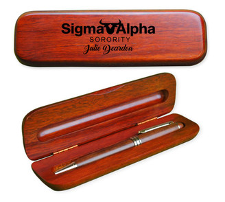 Sigma Alpha Mascot Wooden Pen Set