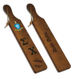 Craftique Sigma Chi Custom Fraternity Paddle 