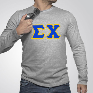  Sigma Chi Custom Twill Long Sleeve T-shirts 