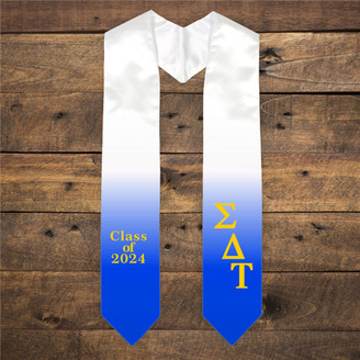 Sigma Delta Tau Extra Fancy Classic Greek Graduation Stole