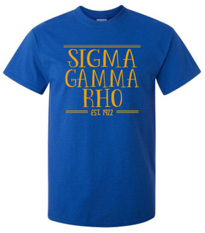 Sigma Gamma Rho Custom Heavyweight T-Shirt