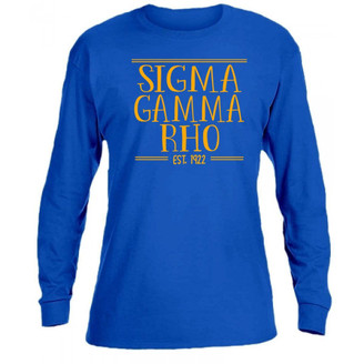 Sigma Gamma Rho Custom Long Sleeve T-Shirt