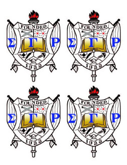 Sorority Shop Sigma Gamma Rho Crest Sticker Sheet 