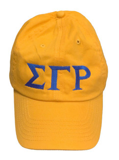 Sigma Gamma Rho Greek Letter Hat