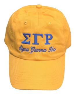  Sigma Gamma Rho Script Cap 