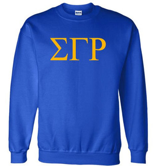 Sigma Gamma Rho Lettered World Famous Greek Crewneck