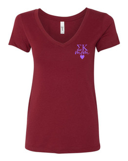  Sigma Kappa Mom Ideal V-Neck 