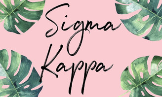 Sigma Kappa Tropical Flag