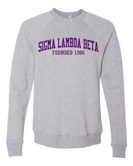  Sigma Lambda Beta Fraternity Founders Crew Sweatshirt 