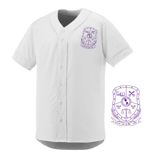  Sigma Lambda Beta Game 7 Full-Button Baseball Jersey 