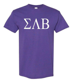  Sigma Lambda Beta Lettered Shirt 