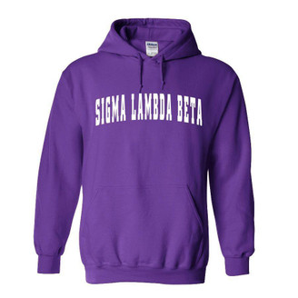  Sigma Lambda Beta Letterman Hoodie 