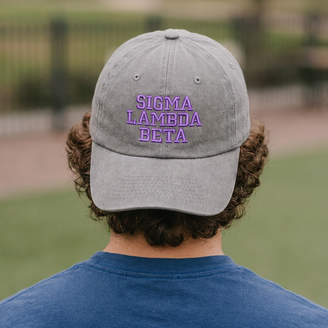 Sigma Lambda Beta Pigment Dyed Baseball Cap