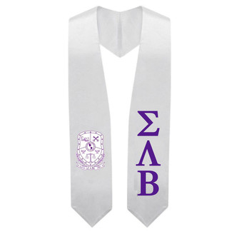  Sigma Lambda Beta Super Crest - Shield Graduation Stole 