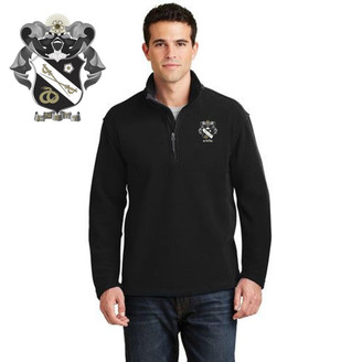  DISCOUNT-Sigma Nu Emblem 1/4 Zip Pullover 