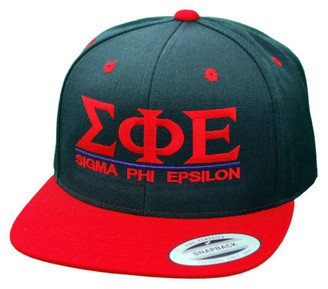 Sigma Phi Epsilon Flatbill Snapback Hats Original