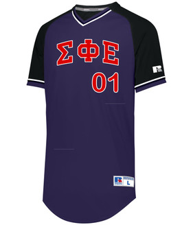 Sigma Phi Epsilon Classic V-Neck Baseball Jersey