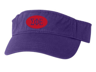 Sigma Phi Epsilon Greek Oval Heavy Visor