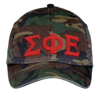  Sigma Phi Epsilon Lettered Camouflage Hat 