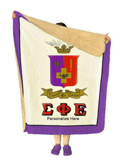  Sigma Phi Epsilon Sherpa Lap Blanket 