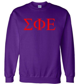  Sigma Phi Epsilon Lettered World Famous Greek Crewneck 