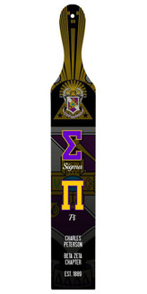 Craftique Sigma Pi Custom Full Color Paddle 