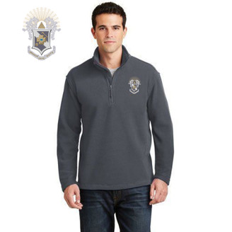 DISCOUNT-Sigma Pi Emblem 1/4 Zip Pullover