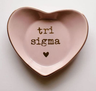 Sigma Sigma Sigma Ceramic Ring Dish