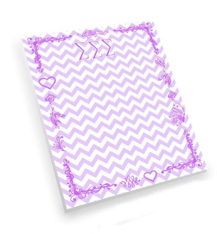  Sigma Sigma Sigma Chevron Notepad 