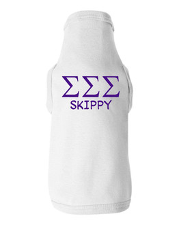  Sigma Sigma Sigma Doggie Tank - Tee 