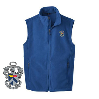  Sigma Tau Gamma Fleece Crest - Shield Vest 