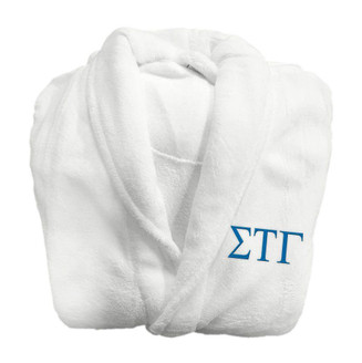  Sigma Tau Gamma Fraternity Lettered Bathrobe 